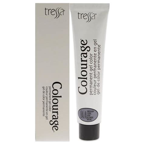 Colourage Permanent Gel Color 8AA Medium Cool Ash Blonde By Tressa
