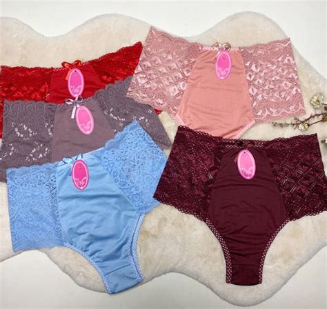 Kit Calcinha Cintura Alta Feminina Lingerie Atacado Mf Mercadolivre