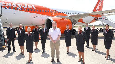 Easyjet Celebrates Arrival Of Eighth Aircraft At Belfast Internat