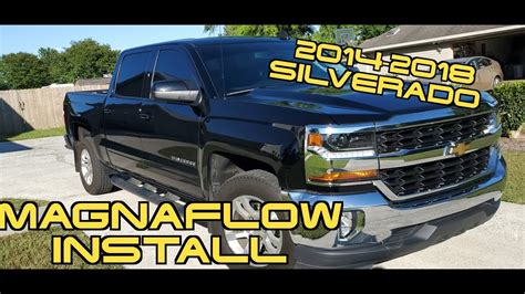 Installing Magnaflow Exhaust On A Silverado Youtube