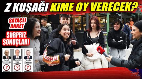 Z Kuşağı Kime Oy Verecek Sayaçlı Cumhurbaşkanlığı Seçim Anketi YouTube