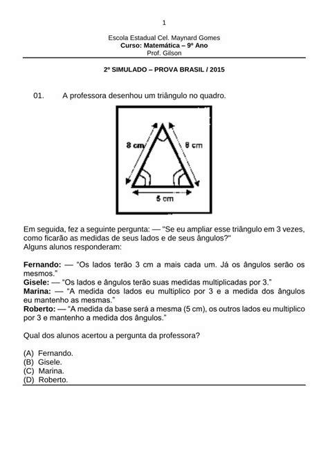 PDF Simulado 02 Prova Brasil 9 Ano PDFSLIDE NET