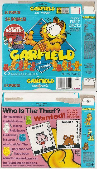 Garfield Fruit Snacks Food Network B