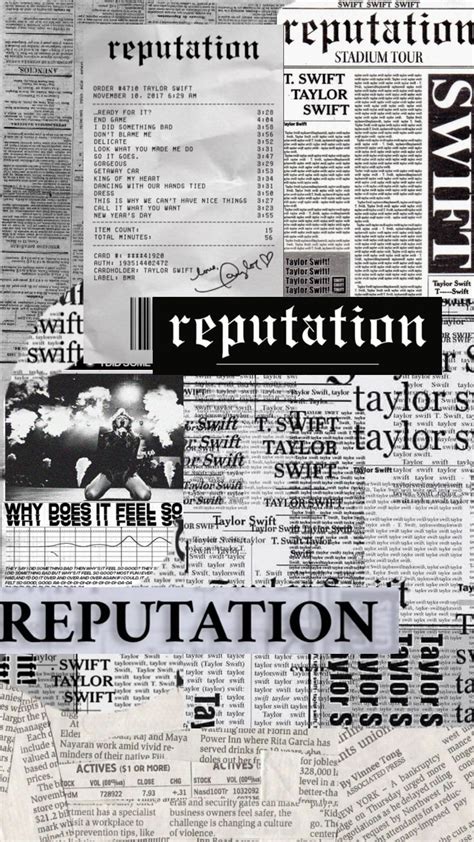 Reputation Newspaper Wallpaper