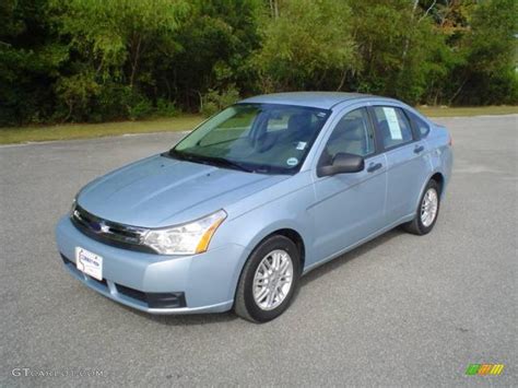 Light Ice Blue Metallic Ford Focus Se Sedan Photo