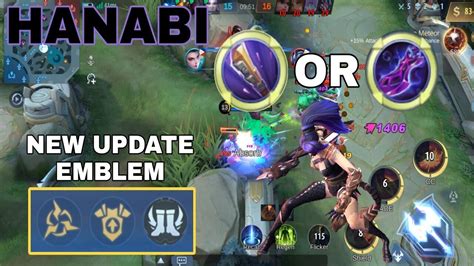 NEW UPDATE HANABI BEST EMBLEM SET BUILD OP BEST BUILD AND EMBLEM 2023