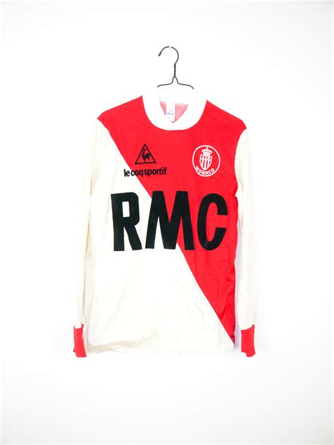 1981-82 AS Monaco home jersey - S • RB - Classic Soccer Jerseys