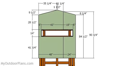 Elevated Deer Blind Plans Myoutdoorplans Free Woodworking Plans And