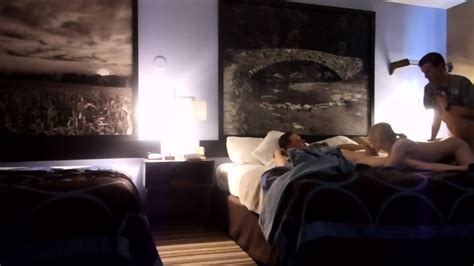 Blonde Chick In Hotel Room