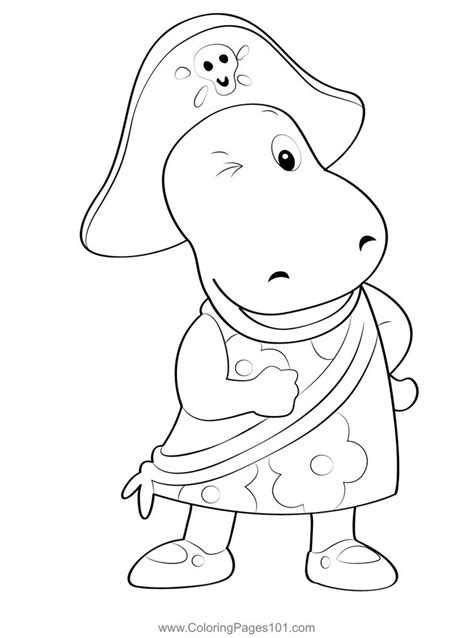 Captain Pirate Tasha Coloring Page | Coloring pages, Coloring pages for ...