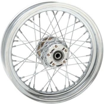 RUOTA CERCHIO POSTERIORE A 40 RAGGI 16 X 3 ABS CROMATO PER HARLEY