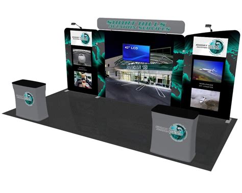 Econolite Tension Fabric Displays Infinity Exhibits