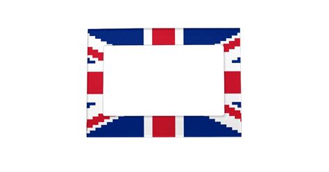 8 Bit Union Pixel Jack Magnetic Photo Frame Zazzle