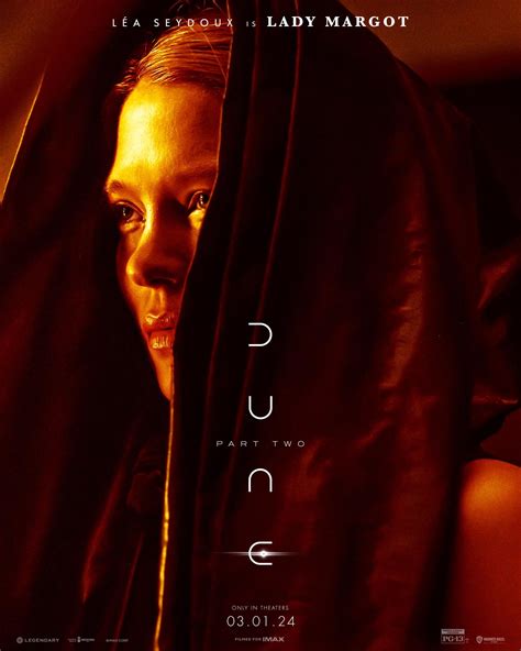 Léa Seydoux is Lady Margot Dune Part Two Character Poster Dune