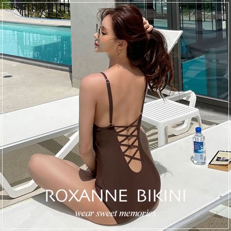 ROXANNE現貨交叉美背連身泳衣 連身泳裝 比基尼 bikini 蝦皮購物