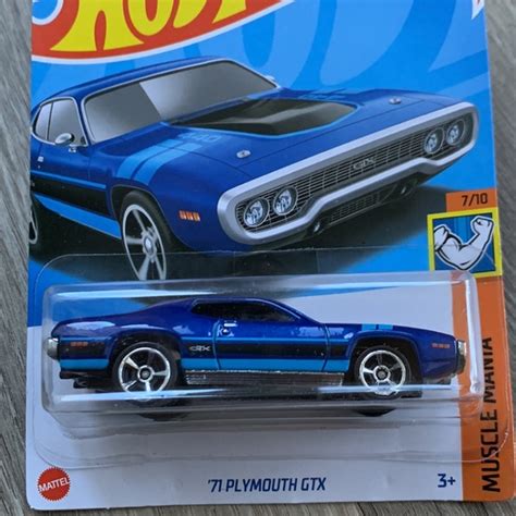 Toys Hotwheels Car Plymouth Gtx Hot Wheels Hw Muscle Mania Collection New Poshmark
