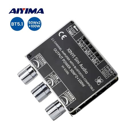 Aiyima Subwoofer Bluetooth Amplifier Audio Board Channel Digital