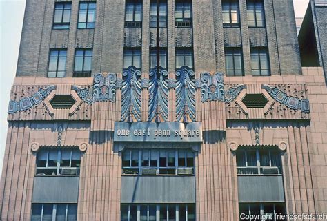 Art Deco U S A Facade Detail Former Market Street National Bank