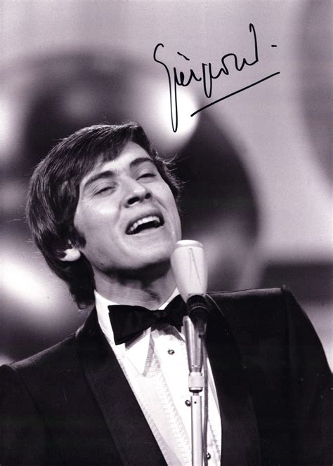 Gianni Morandi Signed Photo Italian Singer SignedForCharity