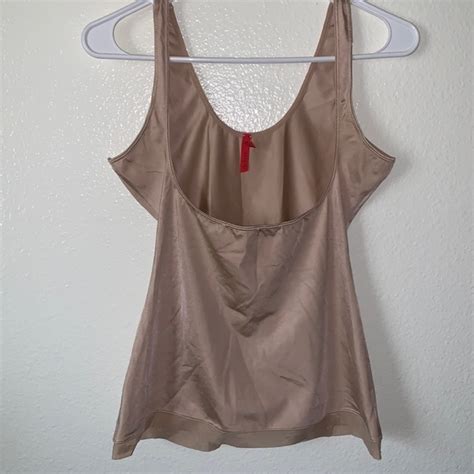 Spanx Intimates Sleepwear Spanx Openbust Tank Shapewear Camisole In Nude Tan Size Xl