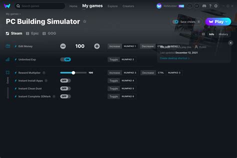 PC Building Simulator Cheats And Trainer For Steam Trainers WeMod