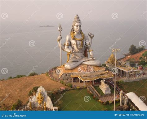 Shiva Statue in Murudeshwara / South India Stock Image - Image of ...