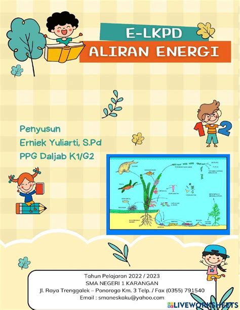 E Lkpd Aliran Energi Worksheet Live Worksheets