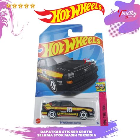 Jual Hot Wheels Audi Sport Quattro Hitam Angka Hw The S Shopee Indonesia