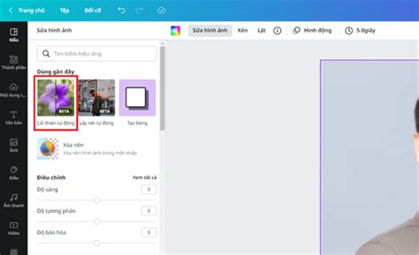 huong  cach tang  net hinh anh bang canva tren  tinh sieu de
