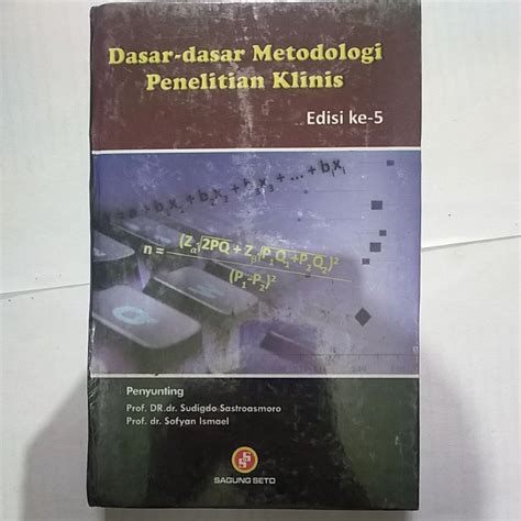 Jual Dasar Dasar Metodologi Penelitian Klinis Edisi Shopee Indonesia