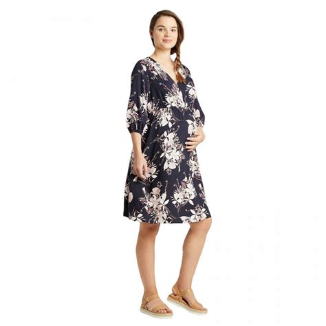 Isabel Maternity By Ingrid Isabel Floral Sleeve Fit And Flare