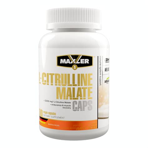 Maxler L-Citrulline Malate (90caps) – купить цитруллин малат в интернет ...
