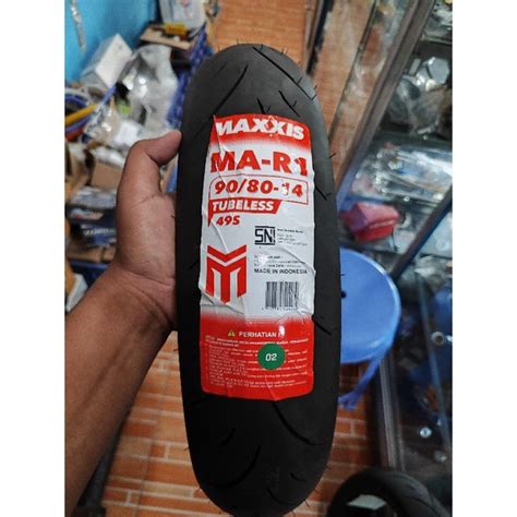 Jual BAN MAXXIS MA R1 BAN MAXXIS MA R1 UKURAN 90 80 RING 14 TUBELESS