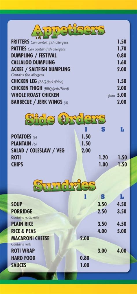 Wetherspoons The Hudson Bay Londons Full Menu Online