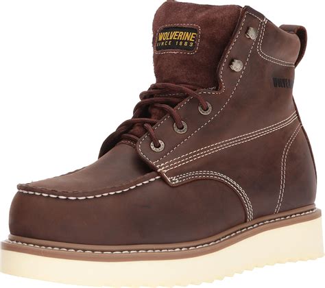Amazon.com: WOLVERINE Men's Loader 6" Steel Toe Wedge Work Boot: Shoes
