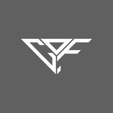 Cdf Letter Logo Creative Design With Vector Graphic Cdf Simple And