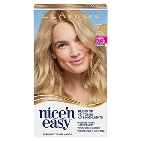 Clairol Nice N Easy Permanent Color Light Blonde Hair Color Unisex Application Amazon Ca