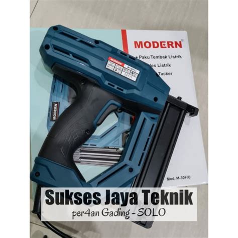 Jual Mesin Paku Tembak Staples Elektrik Listrik Modern M F Watt