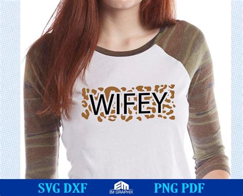 Leopard Wifey Svg Wifey Cut File Wife Sublimation Wifey Shirt Svg Square Frame Svg Leopard