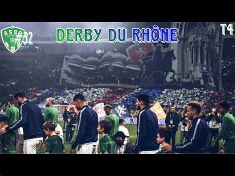 SAINT ÉTIENNE MODO CARREIRA FC 32 DERBY DU RHÔNE VS LYON YouTube