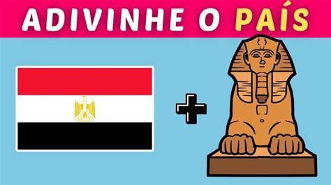 Adivinhar O País - 🚩Você Consegue Adivinhar o País por sua Bandeira e Monumento? 🌍🤔 - YouTube