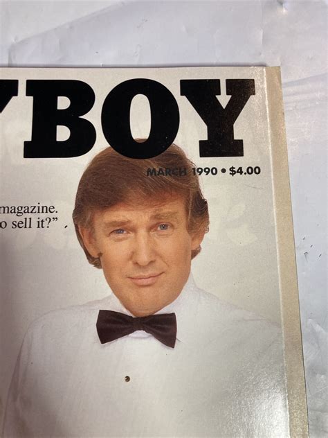 Mavin Vtg Playboy Magazine March Donald Trump Interview Brandi