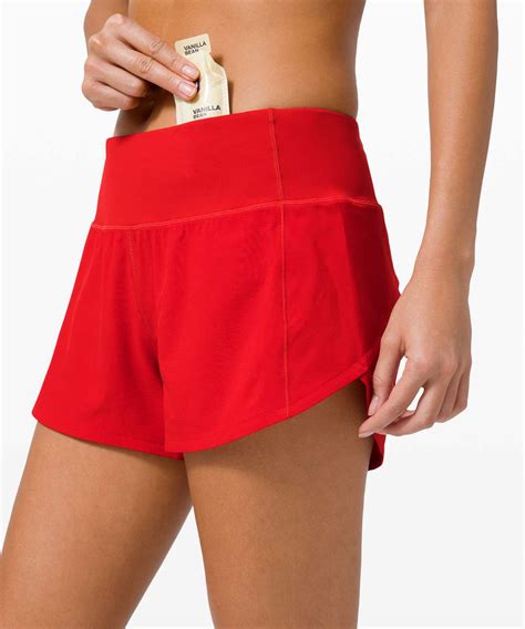 Lululemon Speed Up Short Long 4 Updated Fit Dark Red Lulu Fanatics