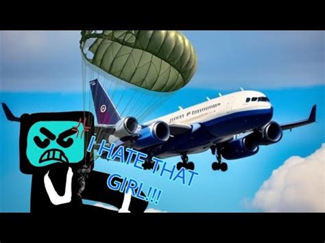 Airplane Story Roblox I Got A Bad Ending Because Of The Girl S