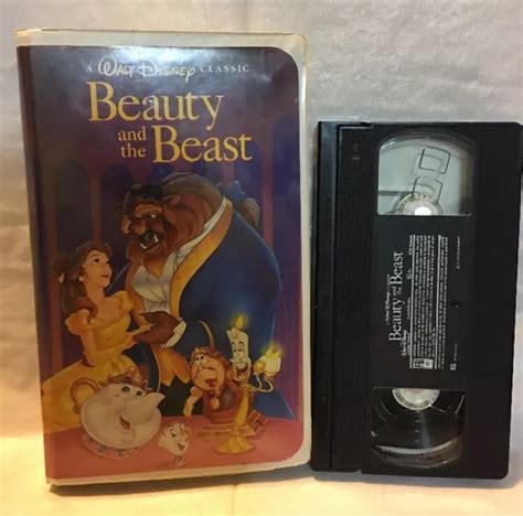 Vhs Beauty And The Beast Walt Disney Classic Black Diamond Edition