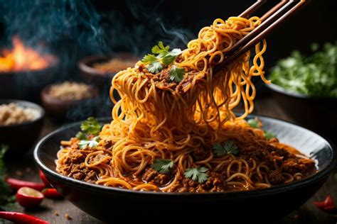 Tempting Hot Spicy Noodles Generative AI 30494433 Stock Photo At Vecteezy