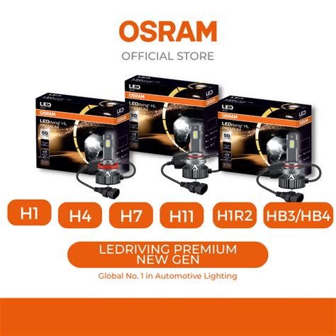 Osram Ledriving Premium New Gen Led New All Sizes 1set H1 H4