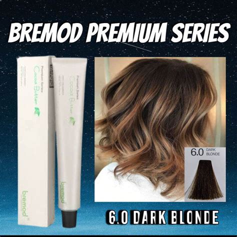 Bremod Premium Series Cocoa Butter Hair Color Ml Dark Blonde Lazada Ph