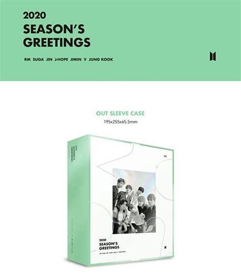 BTS 2020 SEASON S GREETINGS COMPLETE SET PREORDER NORMAL ETA Hobbies