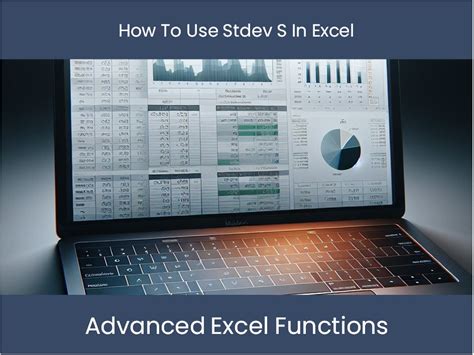 Excel Tutorial How To Use Stdev S In Excel Excel